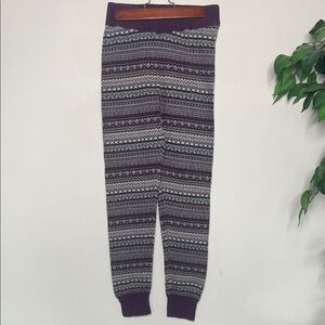 Roots Purple Patterned Leggings